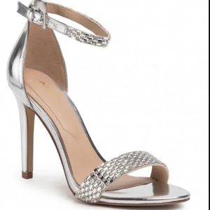 PROMMY by ALDO-Rhinestone Stiletto Sandal-Sz 8-NIB